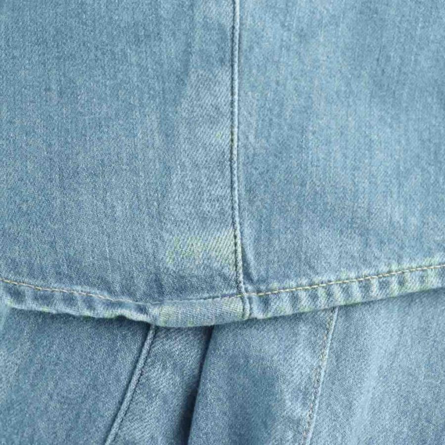 クロ KURO イロ iro WASHED DENIM PANTS デニム 1 ライトブルー /DO