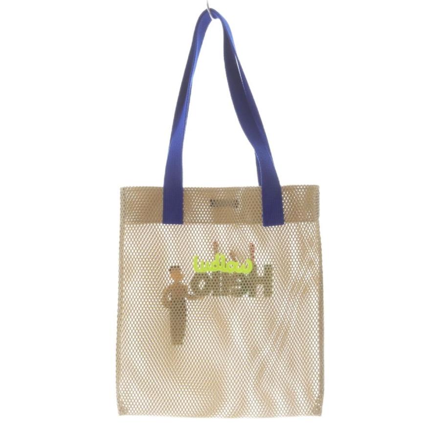 ラドロー LUDLOW Hello メッシュトートバッグ ハンドバッグ 茶色