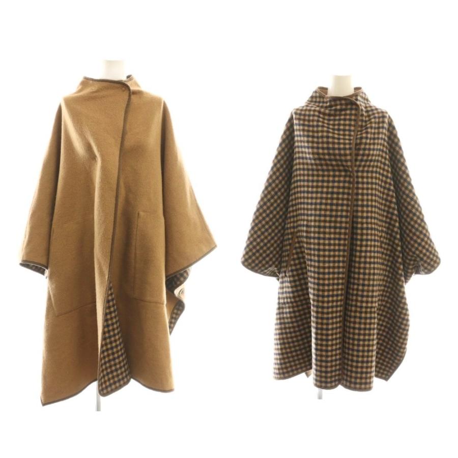 アメリヴィンテージ Ameri VINTAGE REVERSIBLE COLOR PONCHO COAT