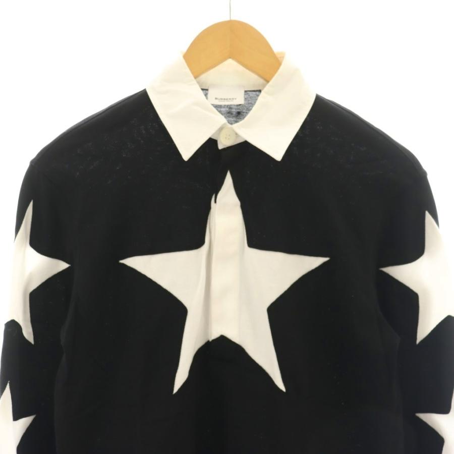 BURBERRY（バーバリー） スターシャツワンピース XS 黒 ブラック 白