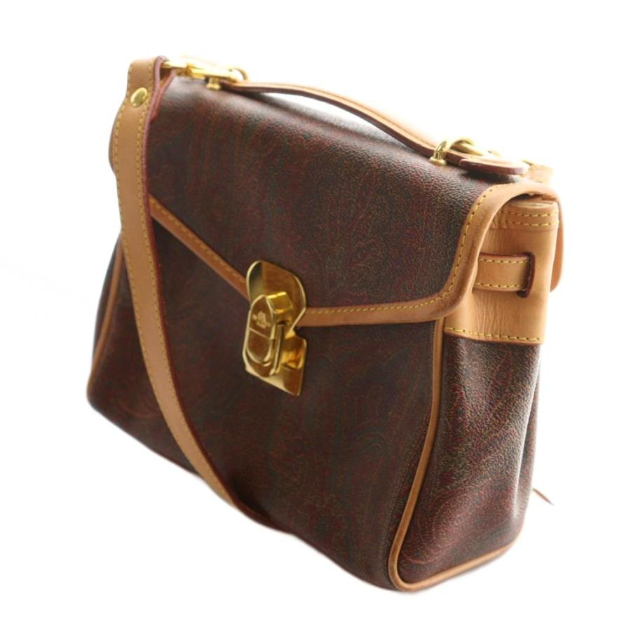 ETRO（エトロ） ショルダーバッグ ハンド 2WAY ペイズリー柄 クロス