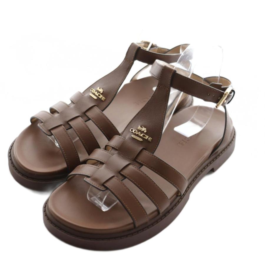 COACH フラニーサンダル CR866 COACH（コーチ） フラニー サンダル グラディエーター 8 茶 ブラウン
