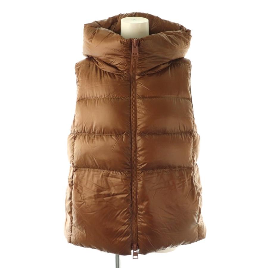 【未使用級】HERNO ヘルノ ダウンベスト キャメルゴールド 44 Lサイズ アウトレット】HERNO ヘルノ ダウンベスト【大きいサイズあり