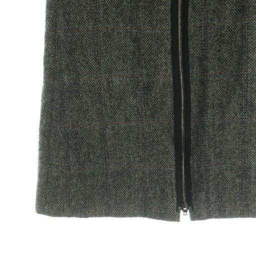 未使用品 メゾンマルジェラ 1 スカート 台形 ツイード切替 ドッキング