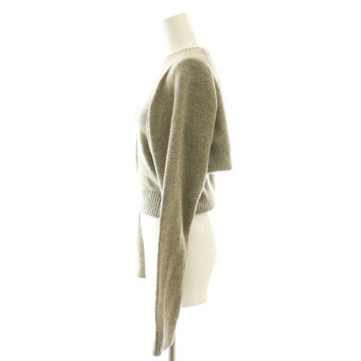 フミカ ウチダ FUMIKA_UCHIDA 7G YAK SEPARATE BACK SWEATER レイヤー