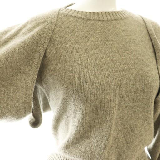 フミカ ウチダ FUMIKA_UCHIDA 7G YAK SEPARATE BACK SWEATER レイヤー