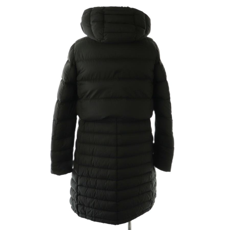 ヘルノ HERNO フード付き 切り替え 重ね ロング ダウン コート