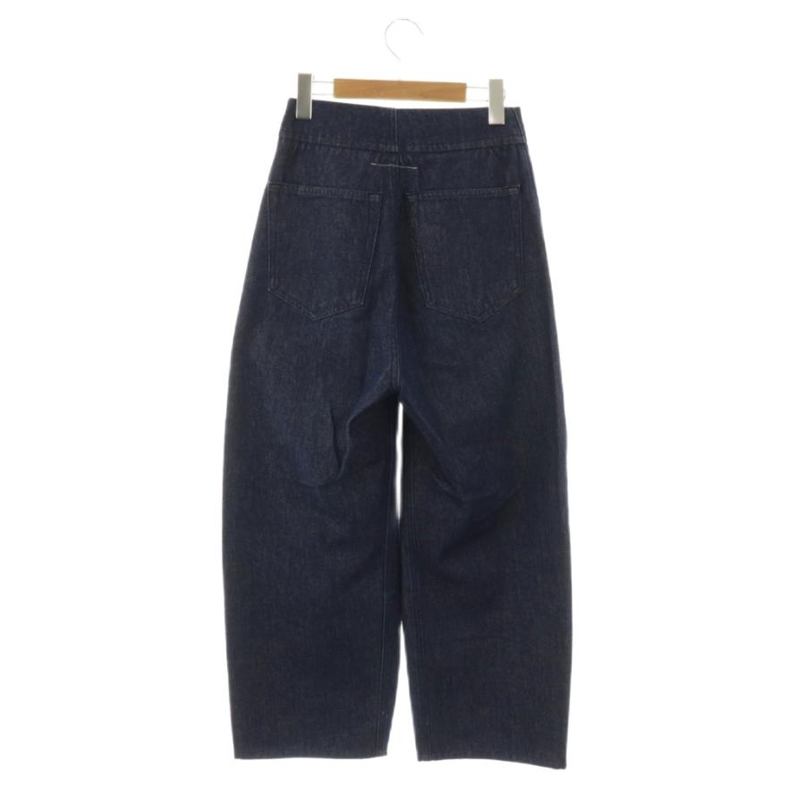 メゾンマルジェラ19AW ワイド パンツ スラックスS52192 ネイビー 38 メゾンマルジェラ19AW ワイド パンツ スラックスS52192 ネイビー 38