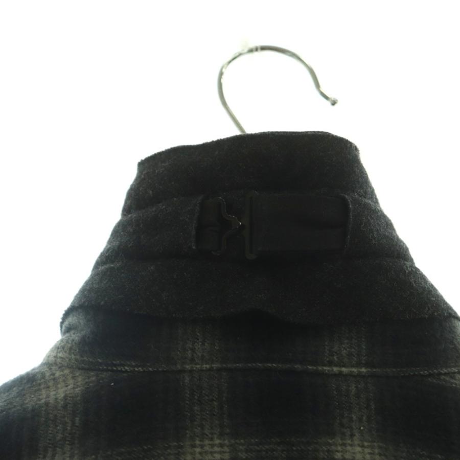 サカイ sacai 20-02237M レイヤードチェックシャツ 長袖 前開き