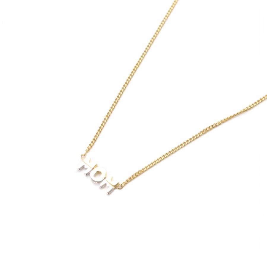 マリアブラック MARIA BLACK SV 925 Mom Necklace ネックレス ゴールド 