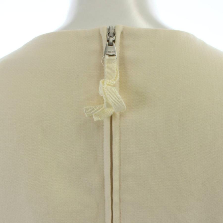 フォクシー✨Torte ハシゴレース ティアード ワンピース アイボリー 38