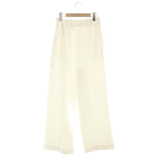 【中古】アドーア ADORE 25SS ドビーメッシュパンツ バルーンパンツ ジョガーパンツ 36 ホワイト /ES レディース アドーア ADORE ミドルジョーゼットワイドパンツ 36 ホワイト /DO □OS