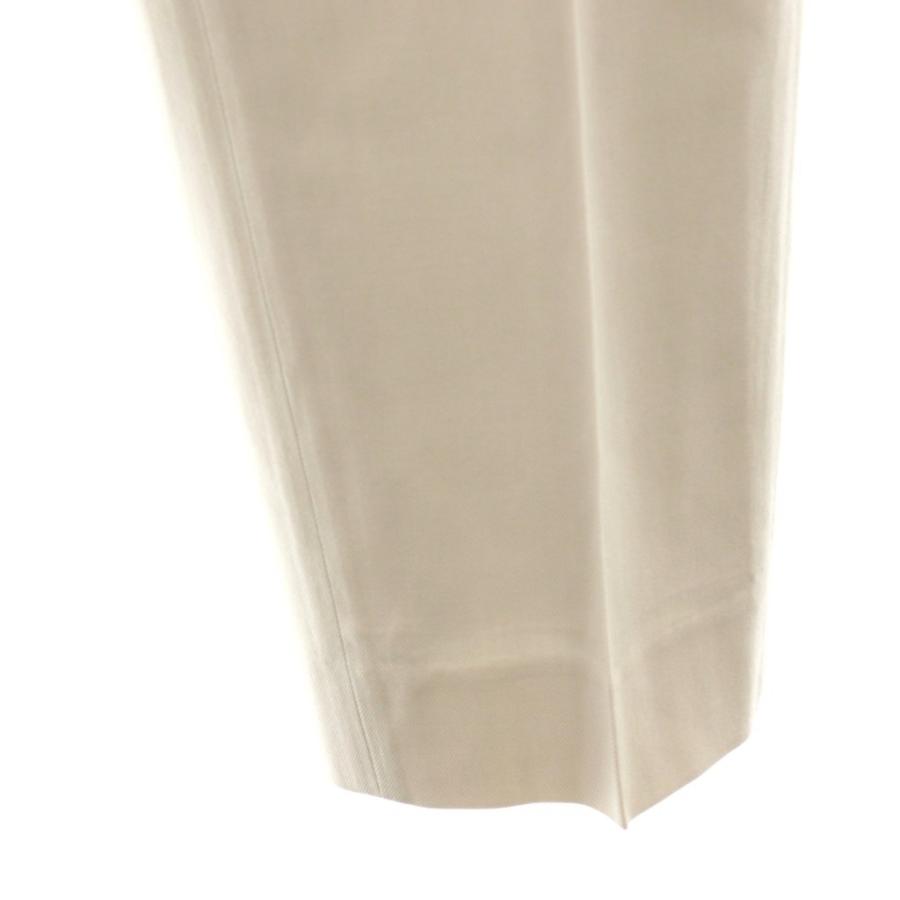 エブール ebure タック テーパードパンツ ジッパーフライ ウール 36