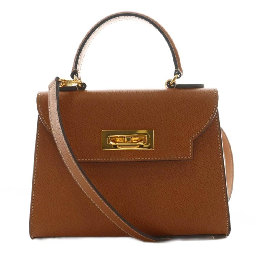 美品CARBOTTE ブラウン ハンドバッグ カルボッティ CARBOTTI エレナ ERIKA 2WAYバッグ ハンド ショルダー 茶