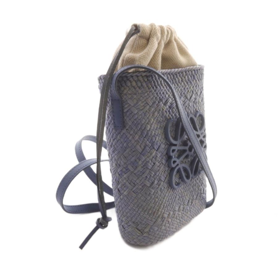 LOEWE（ロエベ） スクエアポケット イラカヤシ&カーフ ショルダー