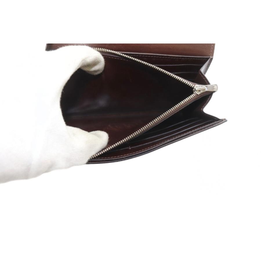 ワイルドスワンズ WILDSWANS WAVE スフマートレザー 長財布 ブラウン