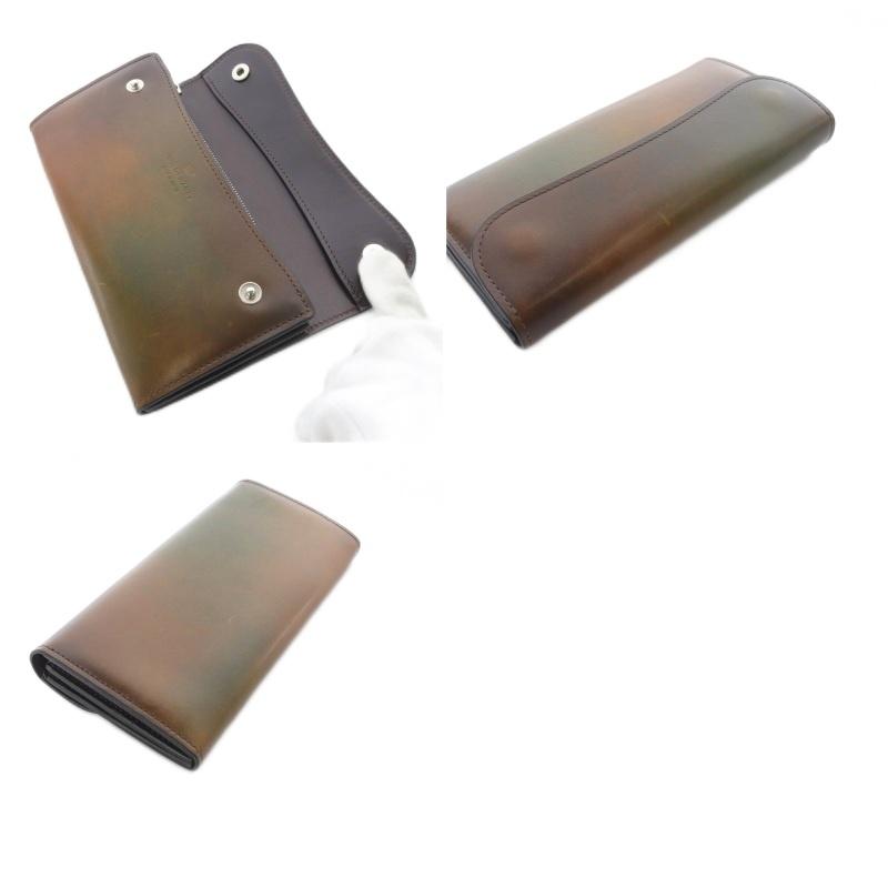 ワイルドスワンズ WILDSWANS WAVE スフマートレザー 長財布 ブラウン