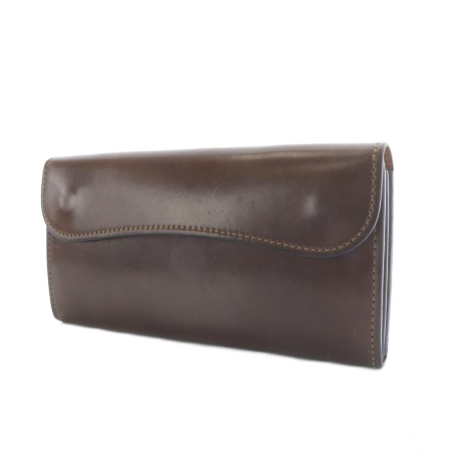 ワイルドスワンズ WILDSWANS WAVE 長財布 シェルコードバン ダブル