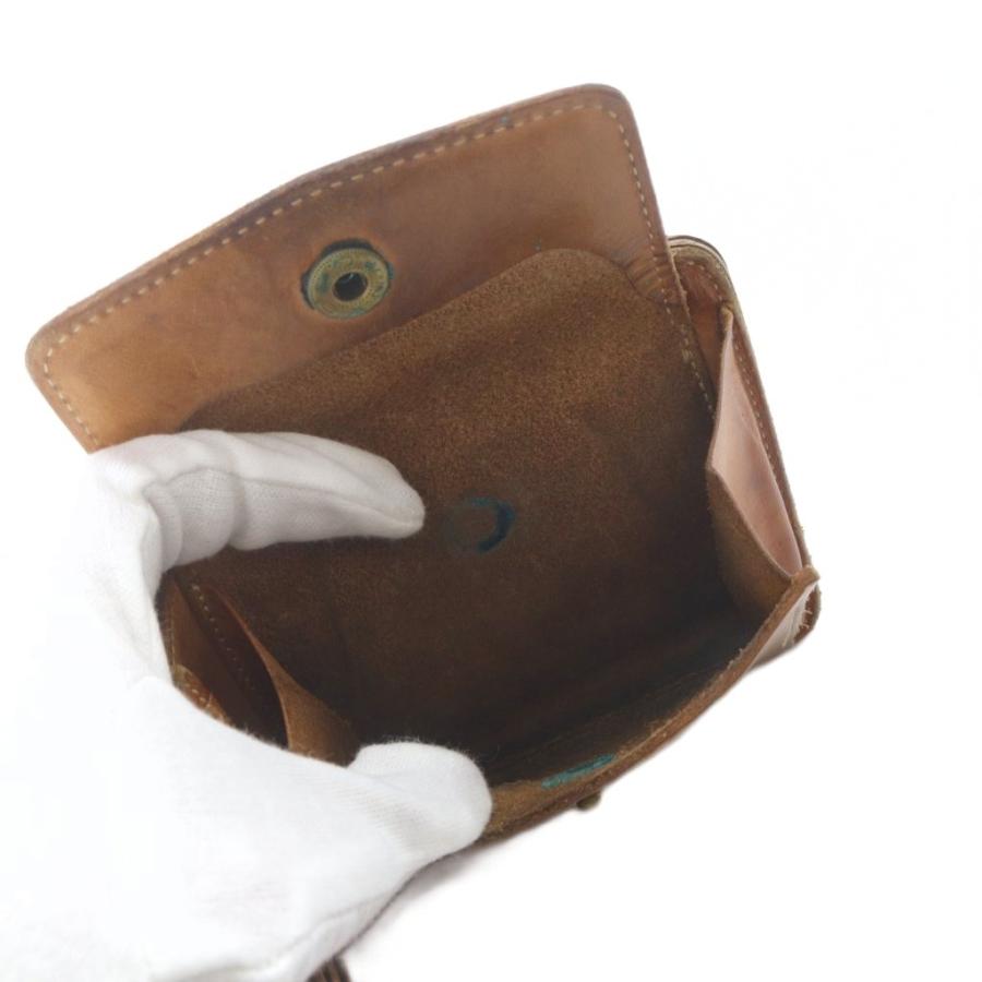 ワイルドスワンズ WILDSWANS GROUNDER 二つ折り財布 レザー 茶