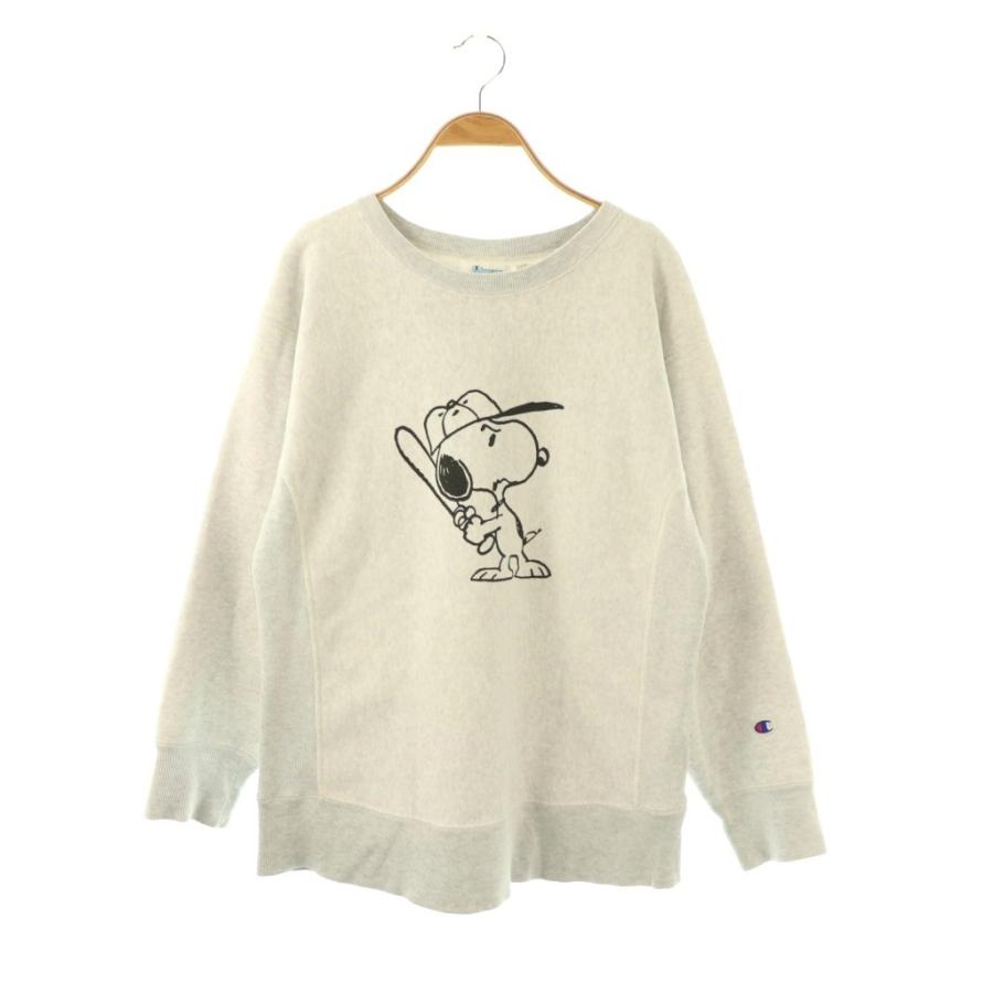Champion（チャンピオン） × PEANUTS SNOOPY スウェット トレーナー 