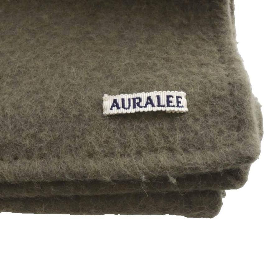 オーラリー AURALEE ストール マフラー カーキ 緑 グリーン /SR