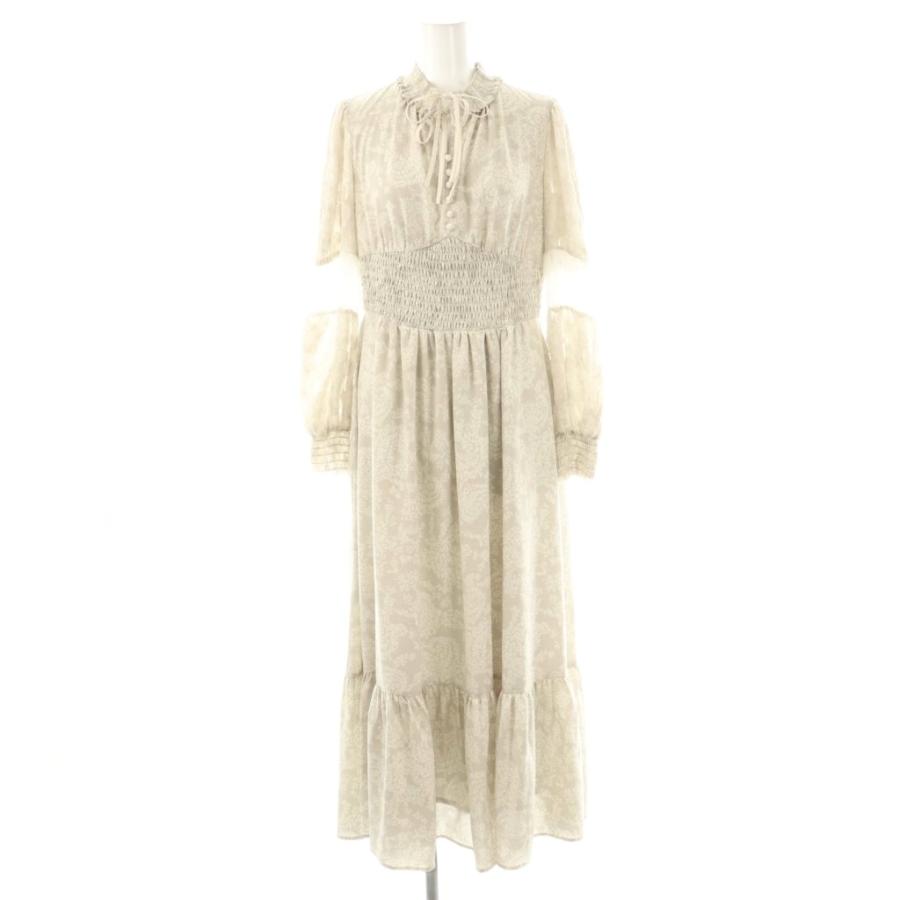 新品♡her lip to フラワープリントロングワンピース　ドレス Her lip to ハーリップトゥ Her lip to Winter Floral Long-sleeve