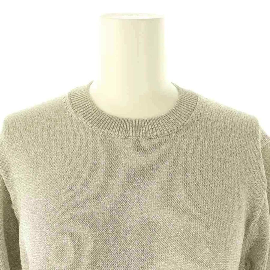マディソンブルー MADISONBLUE 24SS CREW NECK H/S KN Lame ニット