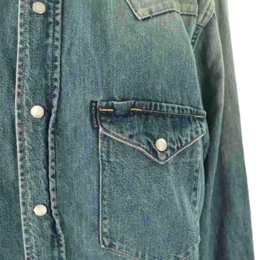 マディソンブルー MADISONBLUE 24AW WESTERN SHIRTS デニムシャツ M