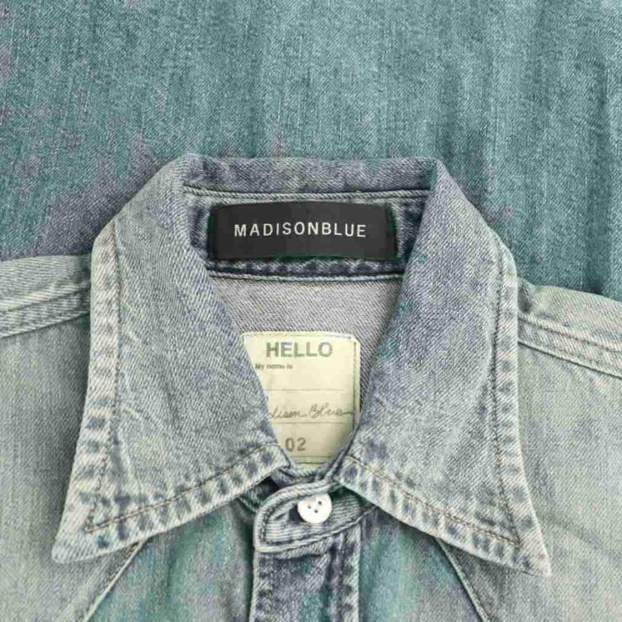 マディソンブルー MADISONBLUE 24AW WESTERN SHIRTS デニムシャツ M