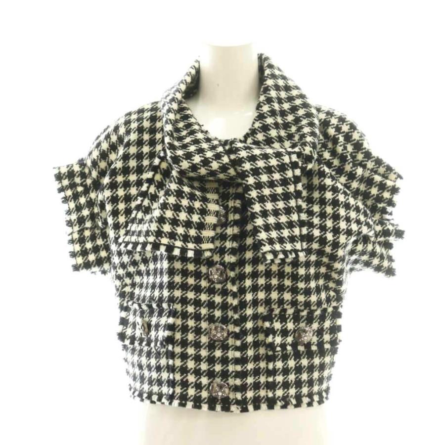 美品 DOLCE&GABBANA シングルライダース ハラコ 千鳥格子 ロゴ総柄 s-l1200.jpg