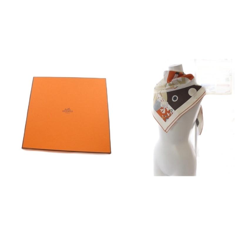 タイムセール！HERMES エルメス スカーフカレ90 美品 HERMES（エルメス） 未使用品 スカーフ カレ90 CA DECOIFFE! サ