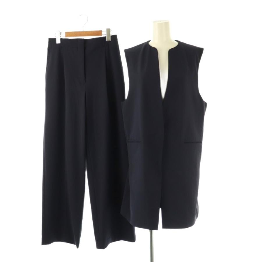 プラステ PLST 25SS ハイストレッチトリコットミドルジレ パンツ