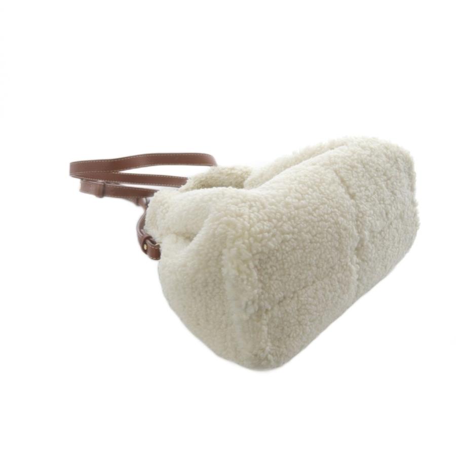 ポレーヌ POLENE Nuero Neuf Mini ブークレ エクリュ ハンドバッグ  