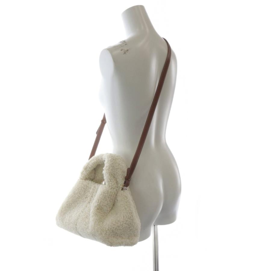 ポレーヌ POLENE Nuero Neuf Mini ブークレ エクリュ ハンドバッグ