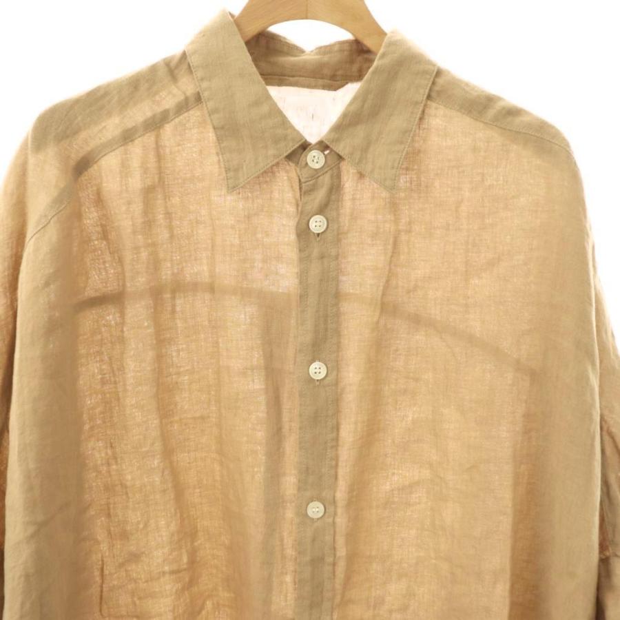 スピック&スパン Spick&Span 25SS 60リネンキャンバスドルマンン