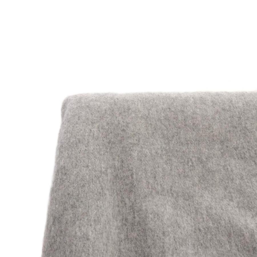 Acne Studios ウールマフラー　フリンジ　カジュアル　グレー Acne Studios ウールマフラー フリンジ カジュアル グレー フリンジ