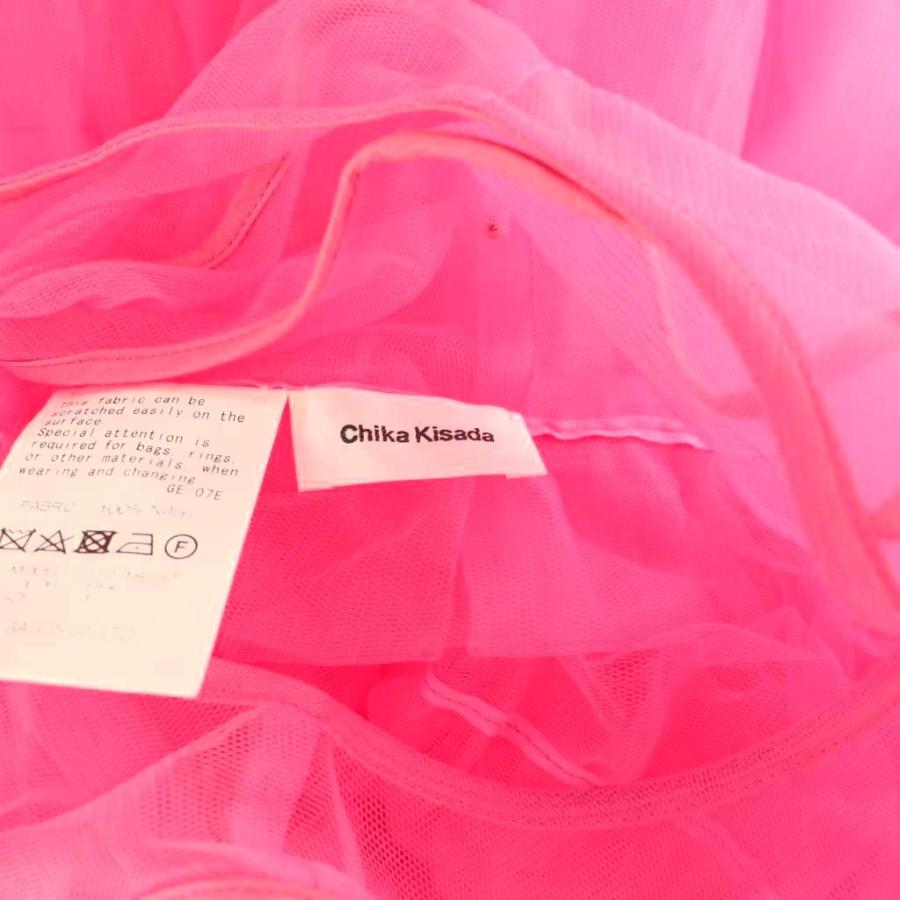 チカキサダ Chika Kisada チュールワンピース ロング ノースリーブ 1