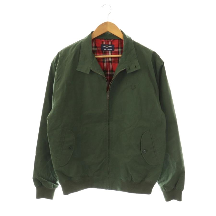 FRED PERRY グリーン ジップアップジャケット L FRED PERRY グリーン ジップアップジャケット L 【公式通販】
