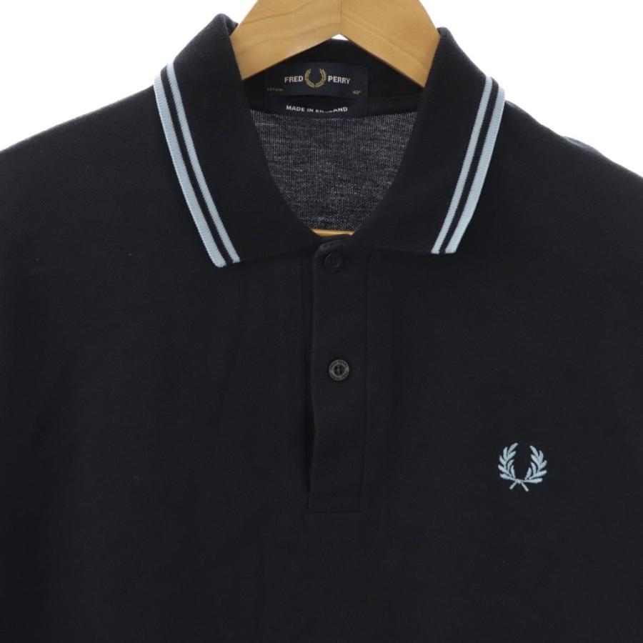 FRED PERRY（フレッドペリー） 半袖 ポロシャツ 40 ネイビー /HK □OS