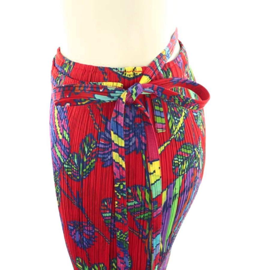 プリーツプリーズ PLEATS PLEASE イッセイミヤケ プリーツ 総柄ラップ