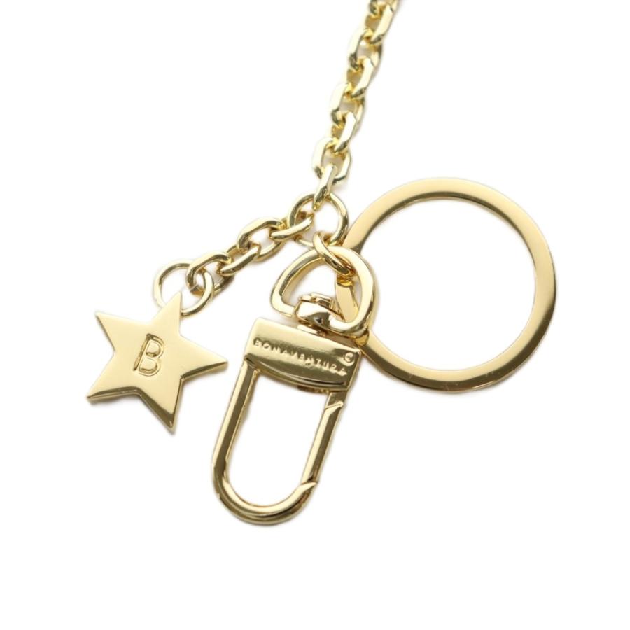 【中古】ボナベンチュラ BONAVENTURA スターキーホルダー バッグチャーム レザー ピンク /MI ■OS レディース ボナベンチュラ BONAVENTURA スターキーホルダー バッグチャーム