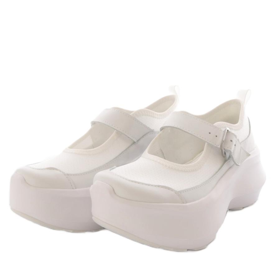 トリココムデギャルソン　メダリオンメリージェーン エナメル茶 コムコム コムデギャルソンコムデギャルソン×ドクターマーチン レザー