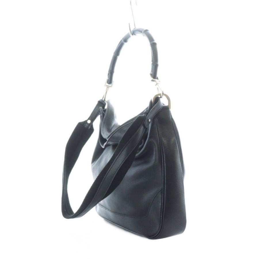 GUCCI（グッチ） GUCCI 2wayバッグ ハンドバッグ バンブー 黒 ブラック  