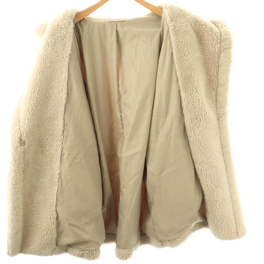 ミラオーウェン Mila Owen ビックカラーミドル丈ボアコート 1