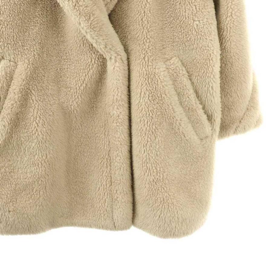 ミラオーウェン Mila Owen ビックカラーミドル丈ボアコート 1