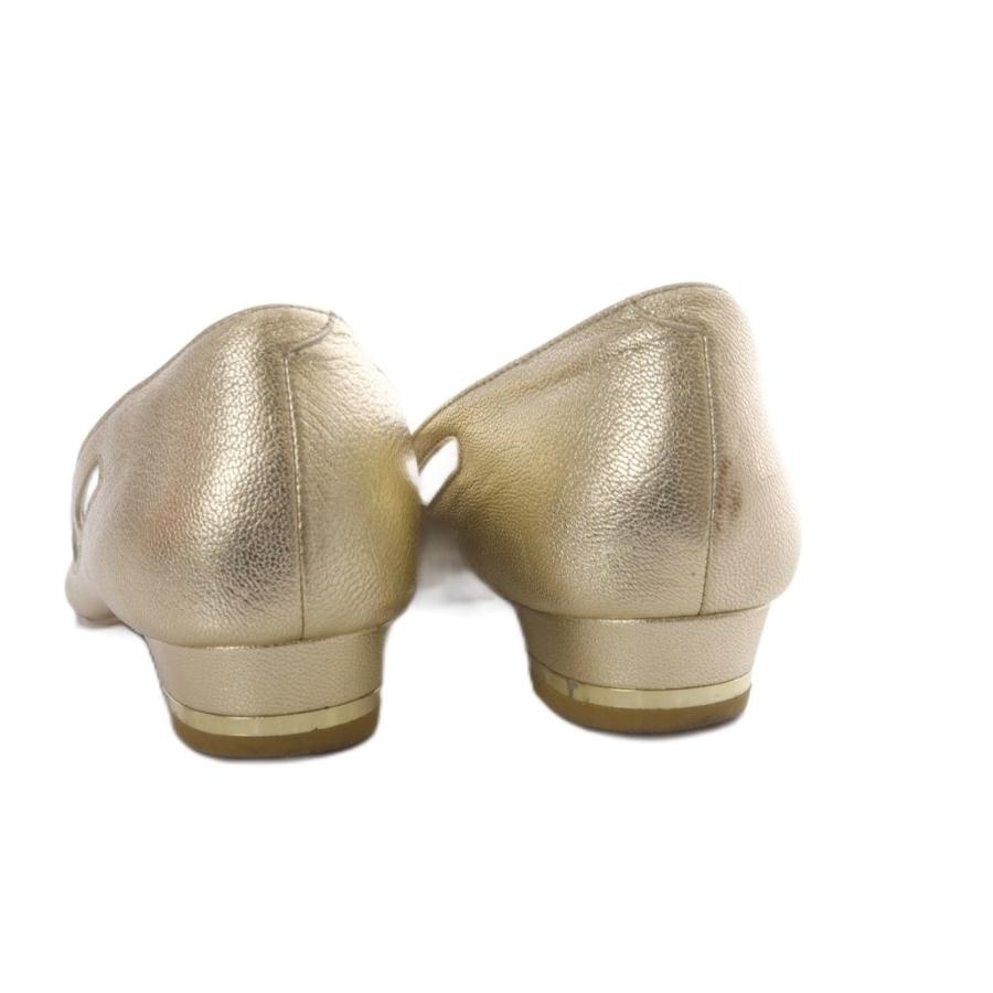 Diana ゴールド グリッター パンプス 8cmヒール 24cm 【公式通販】