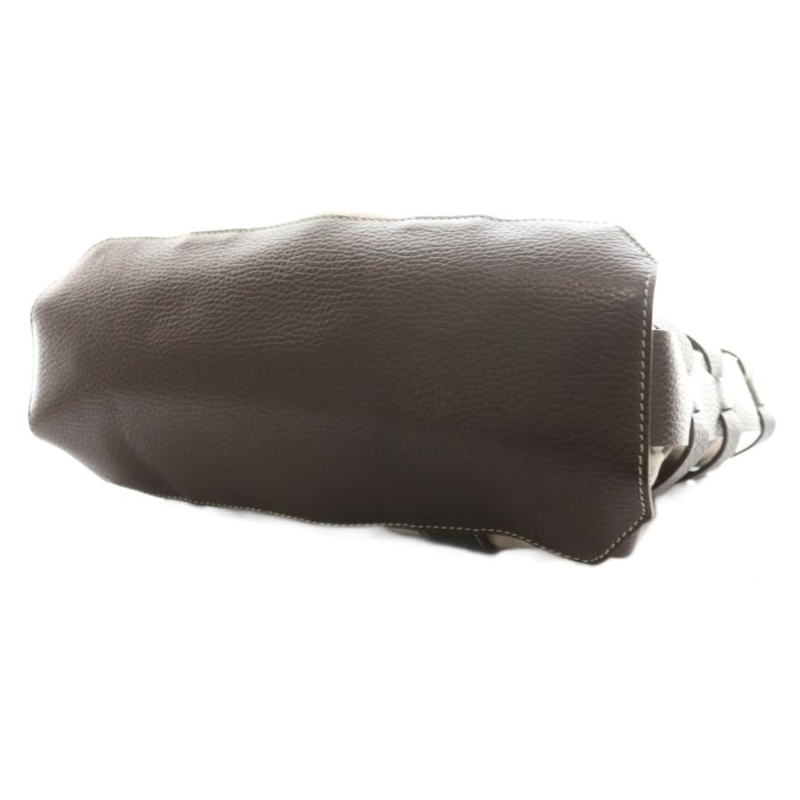 イアクッチ IACUCCI メッシュトートバッグ 茶 ブラウン グレー /SS