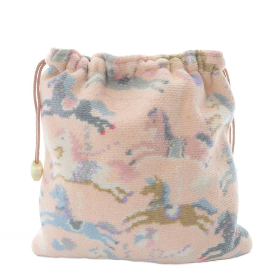 フェイラー FEILER ラブラリーバイ ラブリーモクバ 巾着 ポーチ ピンク