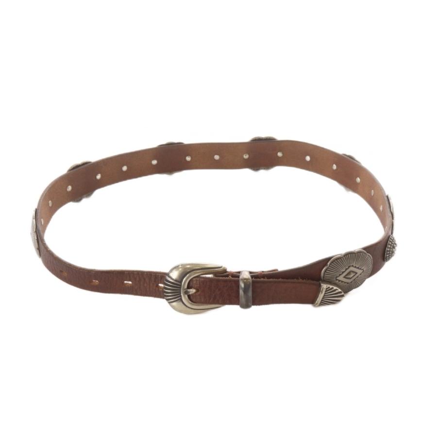 プントヴィータ PUNTOVITA CONCHO BELT コンチョベルト レザー 80