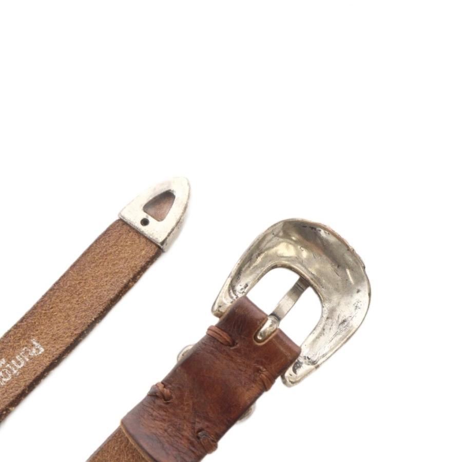プントヴィータ PUNTOVITA CONCHO BELT コンチョベルト レザー 80